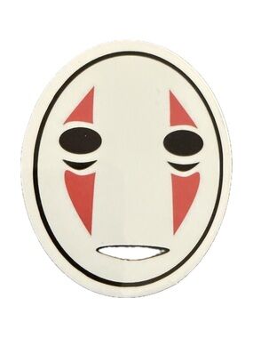No-Face Kaonashi Spirited Away Anime Mask Sticker Studio Ghibli Decal